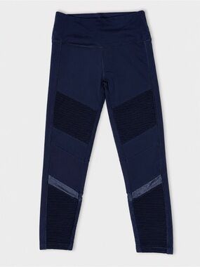 Cali Active Navy Blue Moto Leggings Women’s Small S High Rise Athletic